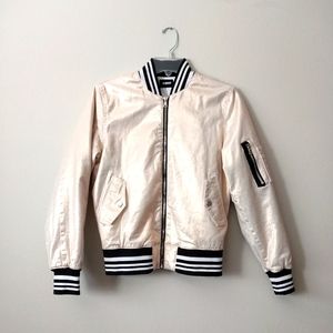 Hudson Gold Denim Baseball Jacket